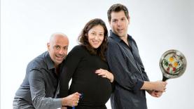 טוויסטד. מימין: אייל גן מור, קרן פרידמן ואלון מוליאן, צילום: כפיר זיו