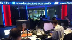 ערוץ i24news ביפו, צילום: אלכסנדר כץ