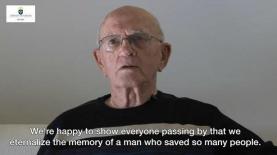 אחד הסרטונים בפרויקט המיוחדש של שגרירות שוודיה בישראל - לזכרו של ראול ולנברג, צילום: מסך