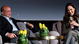 ג'ף צוקר עם יונית לוי, צילום: עודד קרני