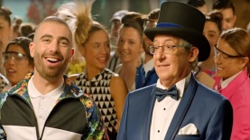 בזק. עמר אדם וגידי גוב, צילום: יח"צ/ צילום מסך