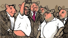 הקריקטורה של אבי כ"ץ בג'רוזלם ריפורט, צילום: מסך - עמוד הפייסבוק של אבי כ"ץ