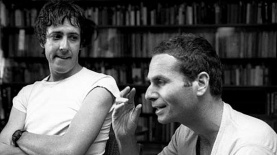 גידי גוב ושלמה בראבא, צילום: הספרייה הלאומית