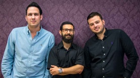 פרפל. מימין: אור כצנלסון, יואב מאור ואורי מנדי, צילום: יח"צ