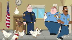 הסדרה Paradise PD של נטפליקס, צילום: מסך: טריילר של Paradise PD