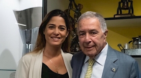 מורן דאי מניופאן ושמעון מזרחי ממכבי תל אביב, צילום: יחסי ציבור