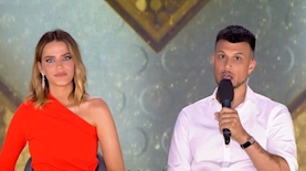 אסי עזר ורותם סלע, נינגה ישראל, צילום: מסך: קשת 12