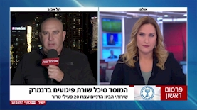 חדשות סוף השבוע עם קרן מרציאנו, צילום: מסך החדשות 12