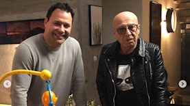 רמי פורטיס ואריק זאבי לבנק ירושלים, צילום: מסך אינסטגרם