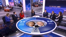 מהדורת בחירות 2020 החדשות 12, צילום: מסך N12