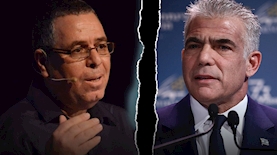 יאיר לפיד, אלי ציפורי, צילום: גלעד קוולרצ'יק, מתוך עמוד הפייסבוק של אלי ציפורי