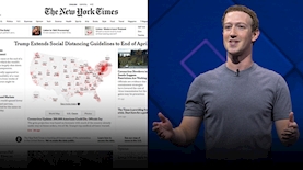 מארק צוקרברג, The New York Times, צילום: פייסבוק, אתר The New York Times