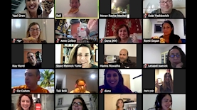 מנהלי קהילות בפייסבוק נפגשו בזום, צילום: באדיבות מנהלי קהילות ישראל