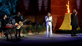 העצרת הממלכתית לציון יום הזיכרון לשואה ולגבורה, צילום: מתוך עמוד היוטיוב של יד ושם