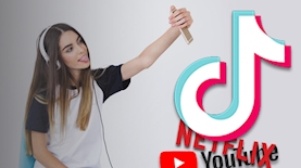 טיקטוק, נטפליקס, יוטיוב, צילום: freepik