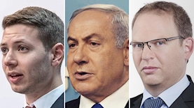 אביעד גליקמן, בנימין ויאיר נתניהו, צילום: חדשות 13, ויקיפדיה, עמוד הפייסבוק של נתניהו