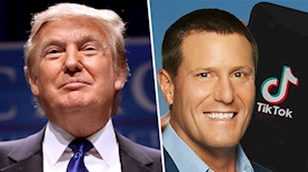 קווין מאייר, דונלד טראמפ, צילום: פייסבוק/קווין מאייר, Gage Skidmore