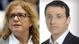 רביב דרוקר, ליאת בן ארי, צילום: ויקיפדיה, טוויטר/ליאת בן ארי