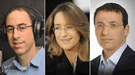 רביב דרוקר, אילנה דיין, קלמן ליבסקינד, צילום: ויקיפדיה, טוויטר כאן 11, פייסבוק/קלמן ליבסקינד