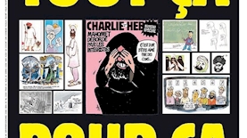 שער העיתון שרלי הבדו, צילום: פייסבוק