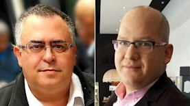 חיים לוינסון, דוד ביטן, צילום: פייסבוק/חיים לוינסון, ויקיפידה-מיקי אלון