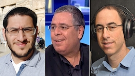 קלמן ליבסקינד, אלי ציפורי, אבישי גרינצייג, צילום: פייסבוק/קלמן ליבסקינד, אבישי גרינצייג