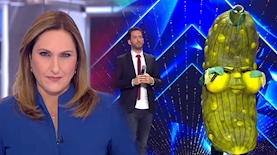 הזמר במסכה, חדשות 12, צילום: מסך קשת 12