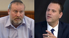 מיקי זוהר, אביחי מנדלבליט, צילום: טוויטר/מיקי זוהר, לעמ/עמוס בן גרשון