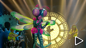 הזמר במסכה, צילום: מסך קשת 12