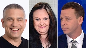 סגל, מלמד ומגל, צילום: קשת 12, פייסבוק ו103FM