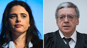 שקד ומזוז, צילום: Avshalom Sassoni,Yonatan Sindel/Flash90