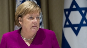 אנגלה מרקל, צילום: יונתן סינדל פלאש 90