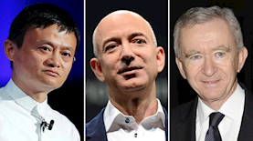 מיליארדרים כמו ברנרד ארנו, ג'ק מה וג'ף בזוס משגשגים, צילום: רשתות