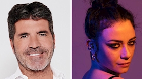 נינט טייב וסיימון קאוול, צילום: Ray Burmiston, פייסבוק: נינט טייב