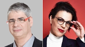 גלית דיסטל, גיא מרוז, צילום: ויקיפדיה, מתוך אתר מרכז המרצים לישראל