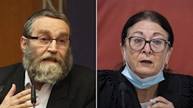 אסתר חיות, משה גפני, צילום: פלאש 90/יונתן זינדל, מתוך אתר הכנסת