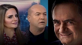 ישראל כ"ץ, אופירה וברקוביץ', צילום: מסך קשת 12