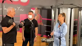 נתניהו כושר, צילום: מסך