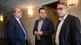 מתאנס שחאדה עם עודה וטיבי, צילום: יונתן סינדל פלאש90 ופייסבוק