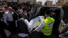 האסון במירון, צילום: אוליבייר פיטוסי פלאש 90