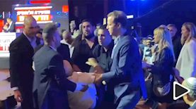 אלי יוסף מתפרץ לוועידת חדשות 13, צילום: רן בוקר טלגרם