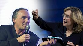 אילנה דיין ואבישי בן חיים, צילום: יונתן סינדל פלאש 90