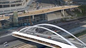 גשר אינשטיין, גשר עמק ברכה, צילום: עיצוב הדמייה - דגן