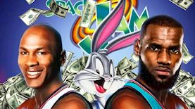 ספייס ג'אם, לברון ג'יימס, מייקל ג'ורדן, צילום: MARCA BASKET