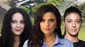 מרב מיכאלי, איילת שקד, דלית זילבר, צילום: משרד התחבורה, משרד הפנים, ניב קנטור