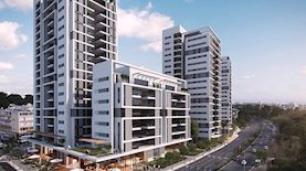 פרויקט פינוי בינוי של חברת אחים דוניץ בדרך השלום תל אביב. הדמייה: דוניץ