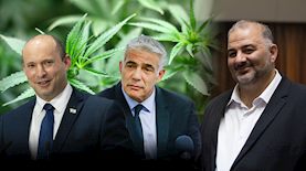 מנסור עבאס, יאיר לפיד, נפתלי בנט, צילום: פלאש 90/יונתן סינדל, אוליביה פיטוסי, pixabay