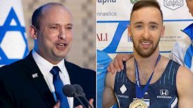 ארטיום דולגופיאט, נפתלי בנט, צילום: פייסבוק/ארטיום דולגופיאט, פלאש 90/ יהונתן זינדל