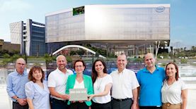 אינטל. הדמיות: אדר' מושלי דגן וסטודיו ורד גינדי אדריכלות פנים, צילום: ארז עוזיר