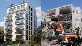 פרויקט "ליסין 23" בתל אביב הדמיה: הכשרת הישוב, צילום: דני שכטמן